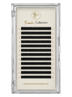 Volume russe gamme iconic noire - LD 0.07 - Mix 5 et 6mm
